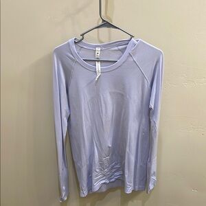 Lululemon Athletica Purple Raglan Long Sleeve Tee